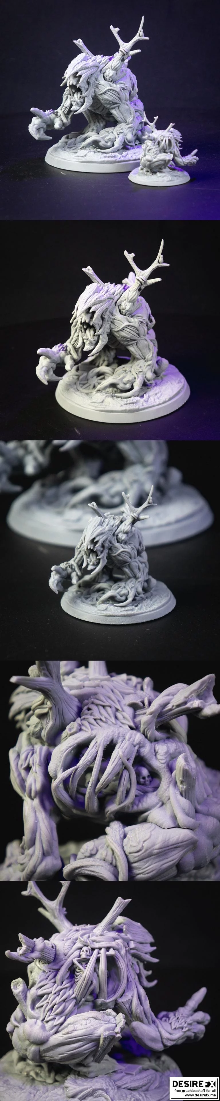 荒野之丘 3D打印模型|Shambling Mound