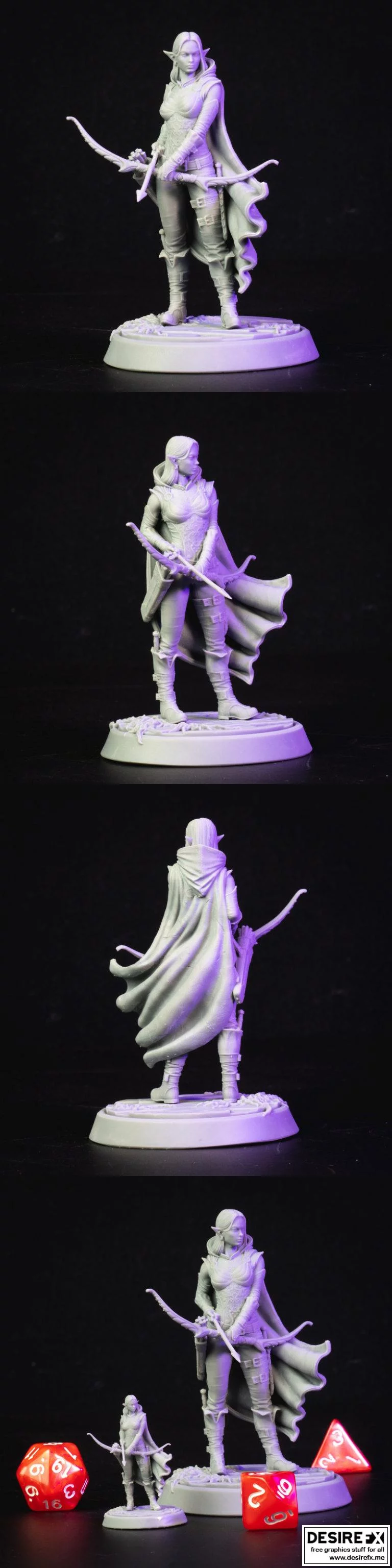 玛丽亚·阿瑞斯：3D打印角色模型集|Mary Arsys