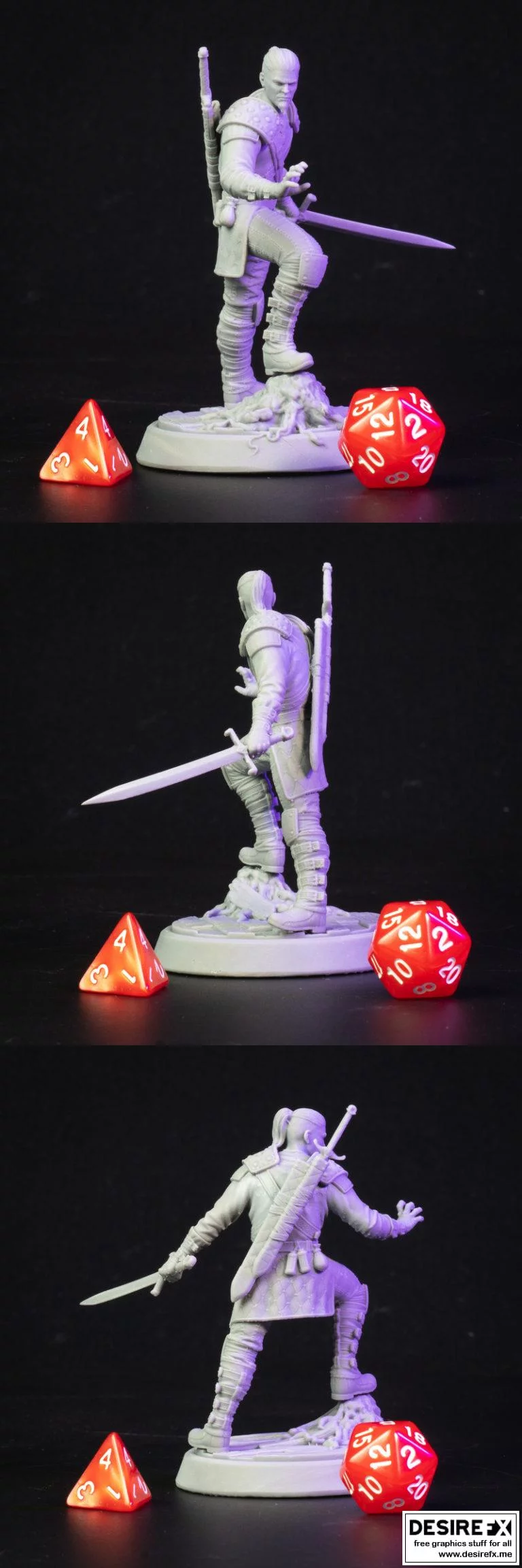 约翰·加勒特-攻壳机动队-草薙素子 3D打印模型|John Gareth