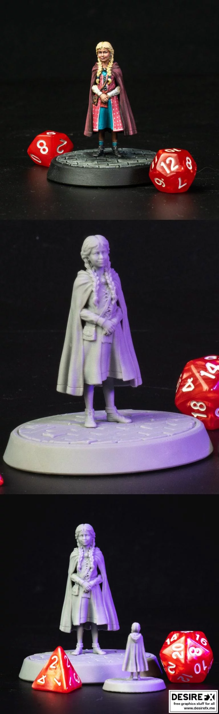 Gretel中的作品与角色3D打印模型集|Gretel