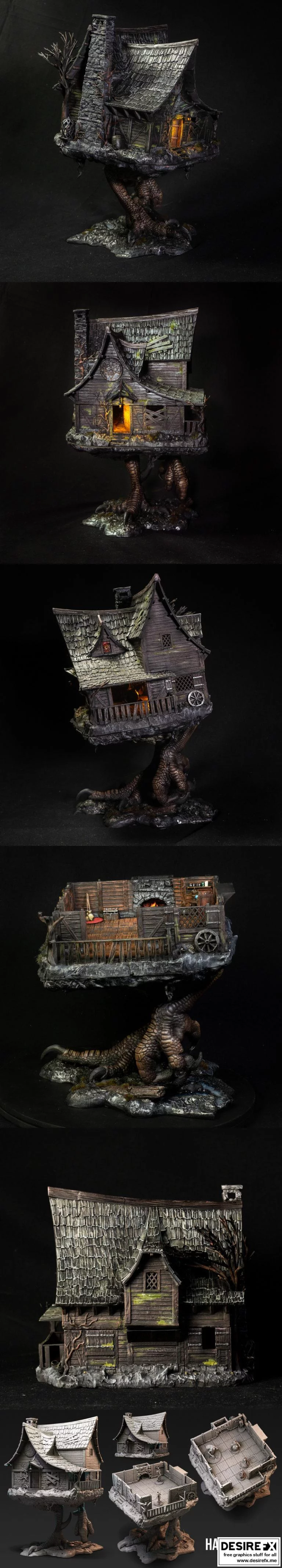 Hag’s House 3D打印模型：《哈克之家》角色模型集|Hag’s House