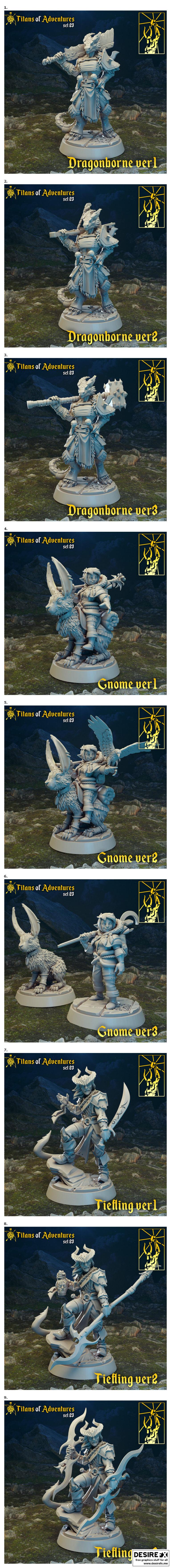 冒险之王23：3D打印模型集|Titans of Adventure Set 23