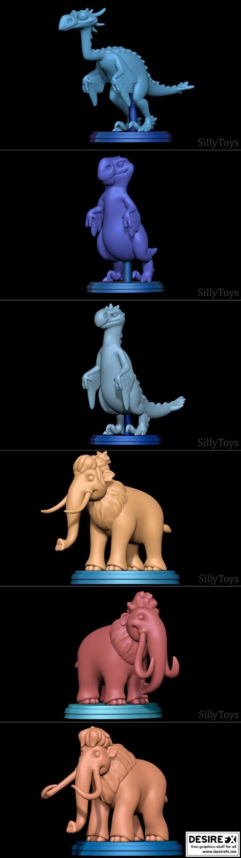 SillyToys Pack-动漫《进击的巨人》角色艾伦·耶格尔 3D打印模型|SillyToys Pack