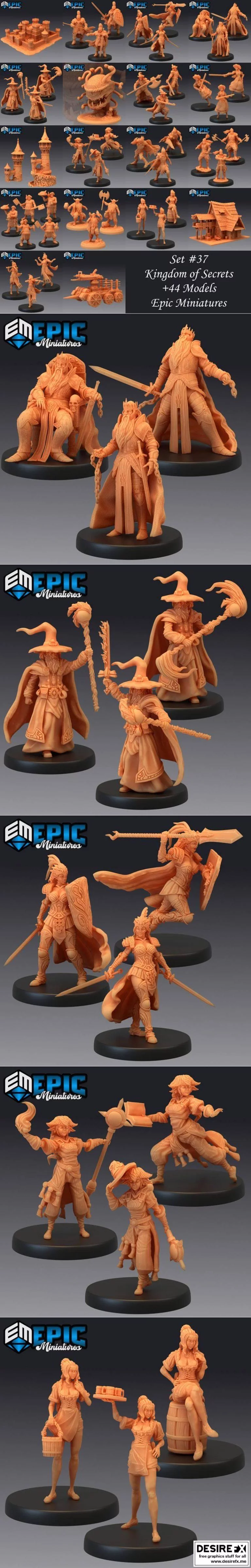 史诗迷你系列——秘境王国|Epic Minis – Kingdom of Secrets