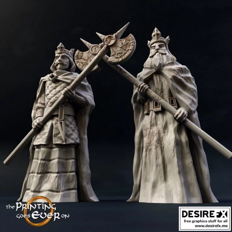 King Guard 3D打印模型|King Guard Statues