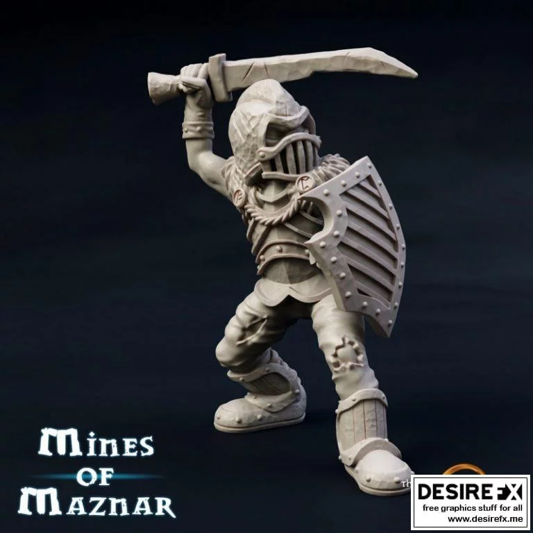 Goblin Fighter 3D打印模型|Goblin Fighter – C