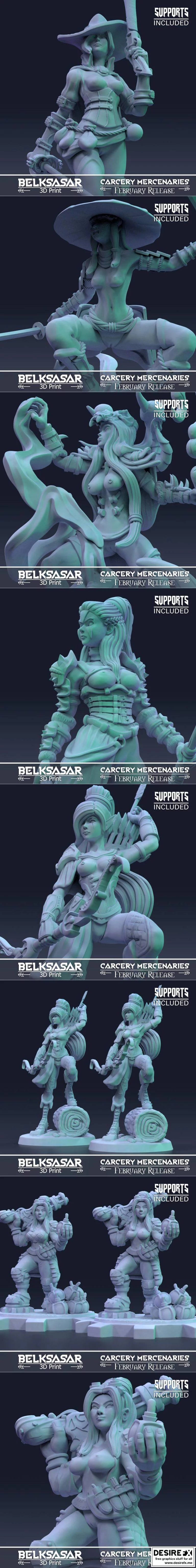 Belksasar 2022年2月作品：《咒术回战》角色模型3D打印版|Belksasar February 2022