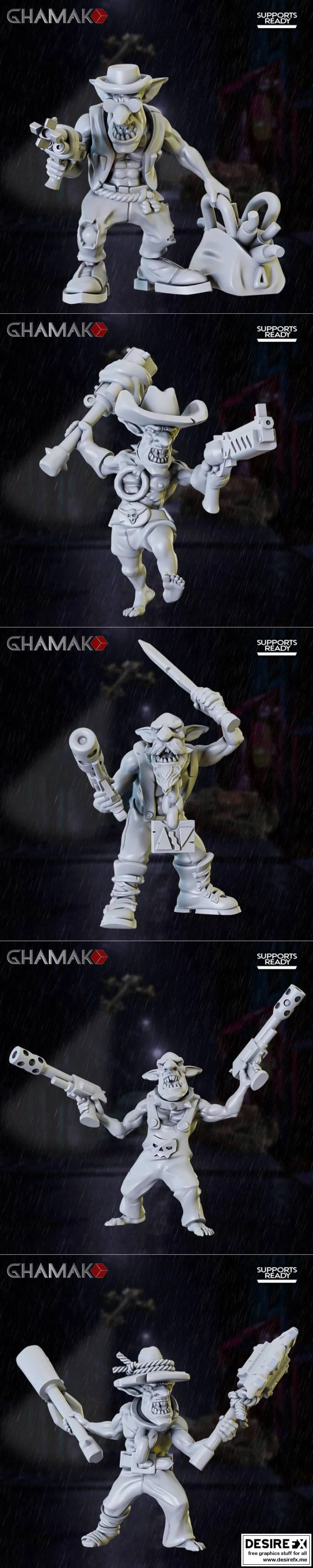 Ghamak科幻奴役系列3D打印模型（1-5月）|Ghamak – Sci-Fi Slave 1-5 May 2022