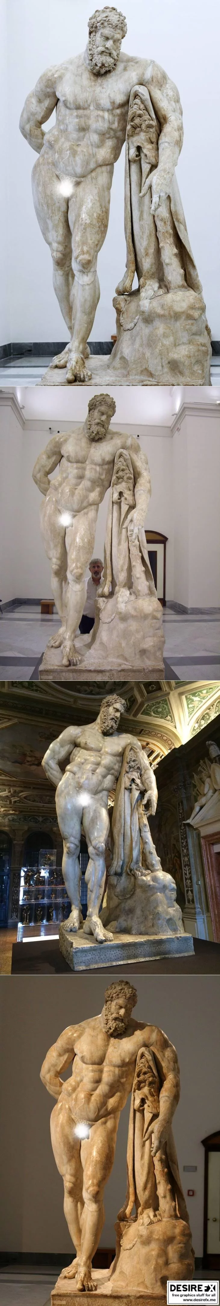 法纳西斯赫尔克勒斯 3D打印模型|Farnese Hercules by Glykon, Museo Archeologico Nazionale, Naples
