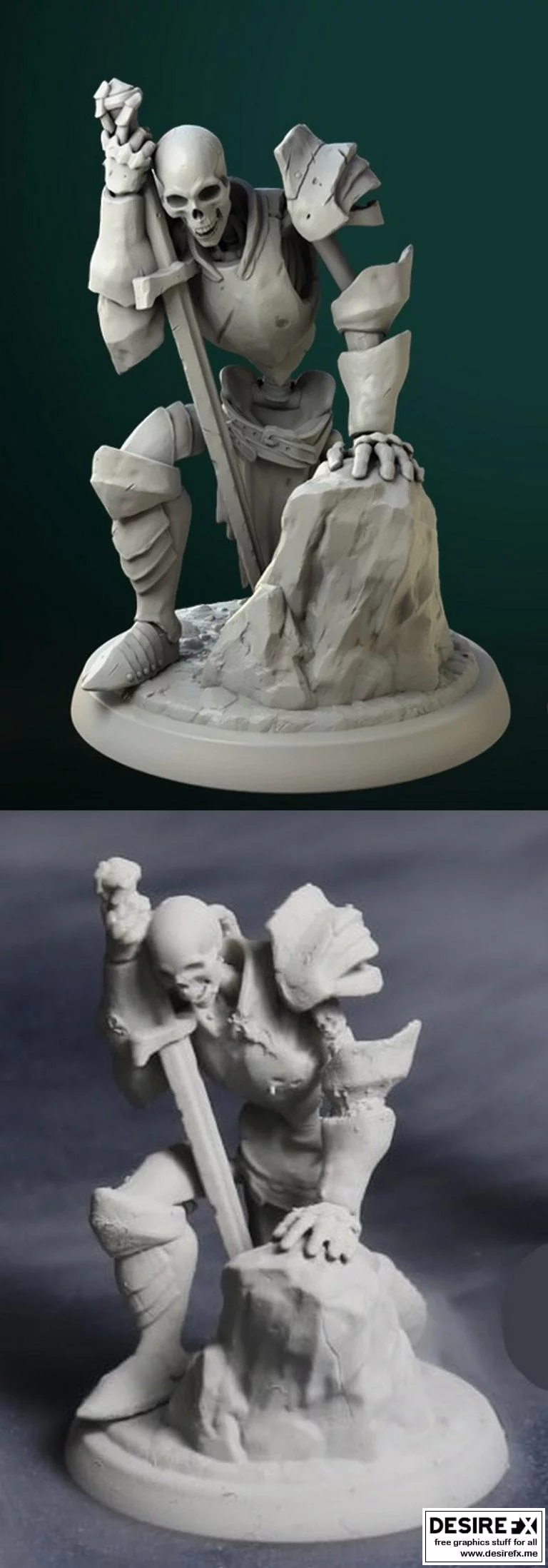 Skeleton 2：机械骨架角色3D打印模型|Skeleton 2