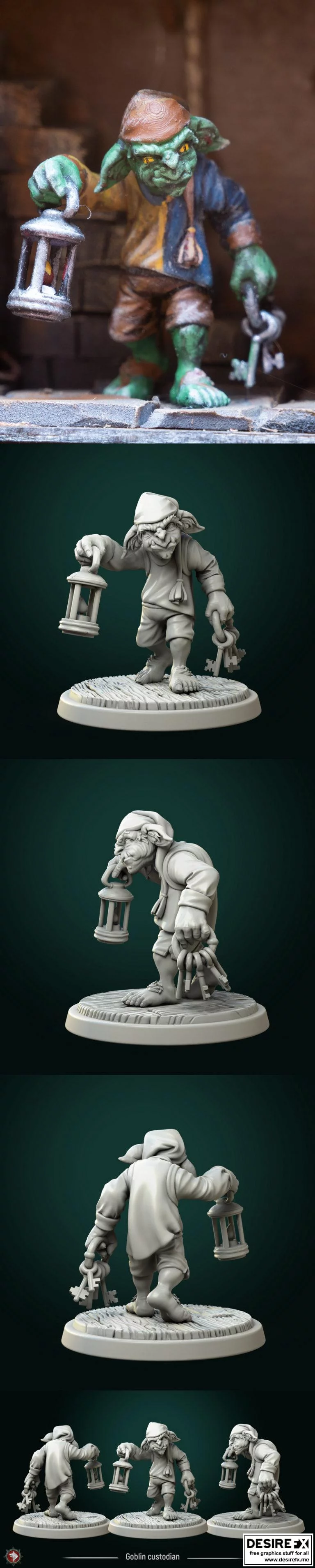 异世界守护者3D打印模型|Goblin Custodian