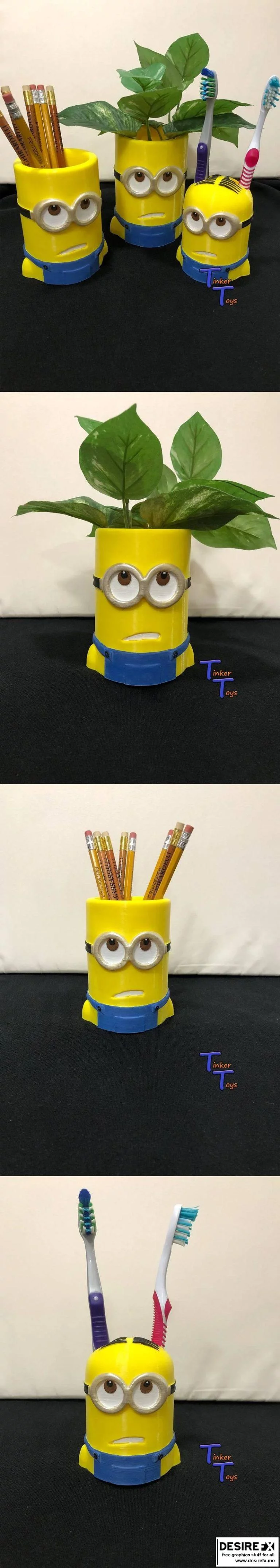 Minions 3D打印模型集|Minions Tinkertoys