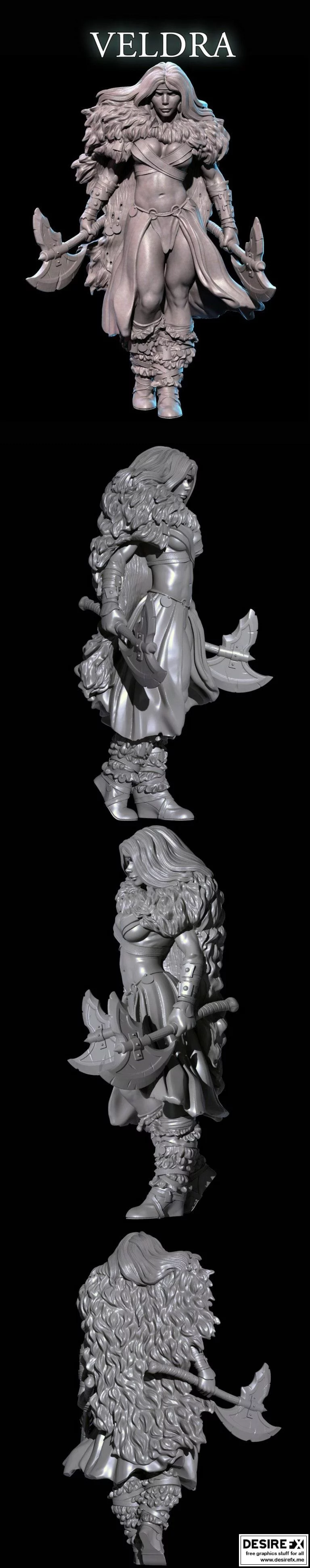 Veldra的3D打印模型|Veldra The Barbarian