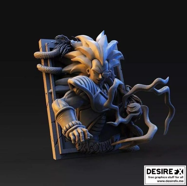 龙珠Z-拉迪茨 3D打印模型|Raditz – Dragon Ball Z