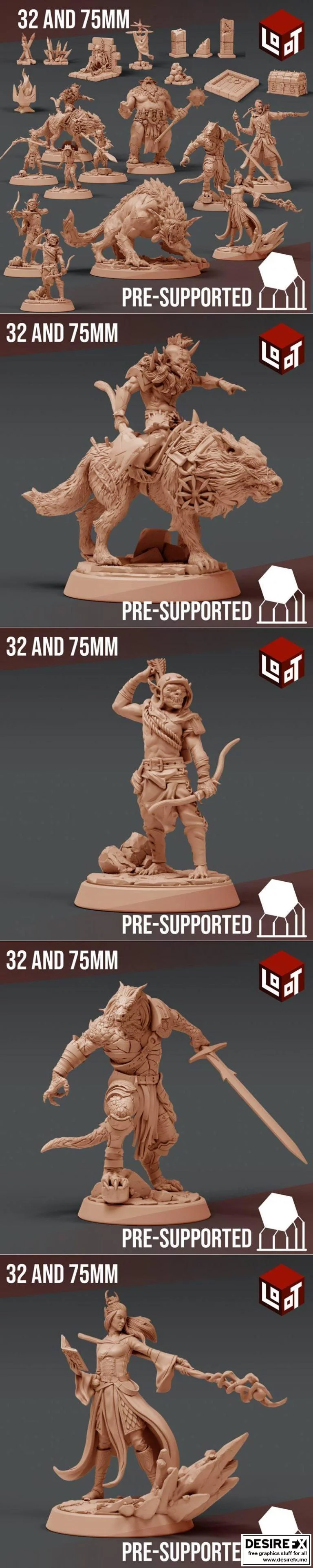 Loot Studios – 《 Goblin Trouble 》3D打印模型|Loot Studios – Goblin Trouble June 2020