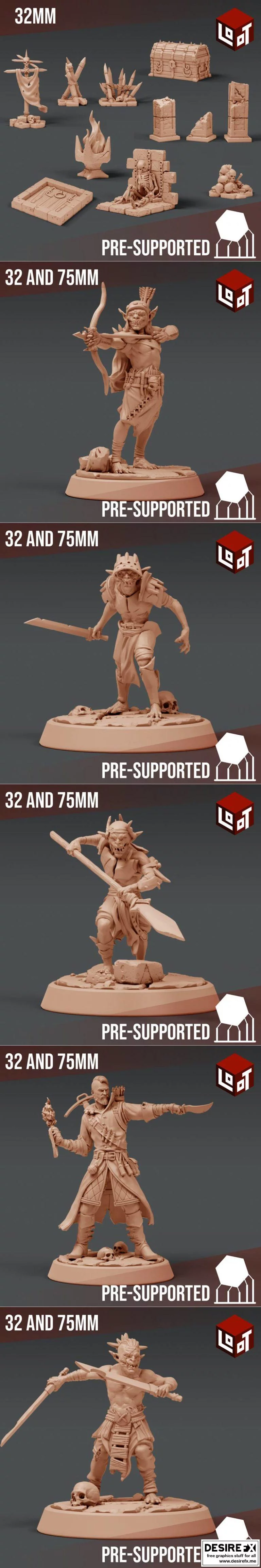 Loot Studios – 《 Goblin Trouble 》3D打印模型|Loot Studios – Goblin Trouble June 2020