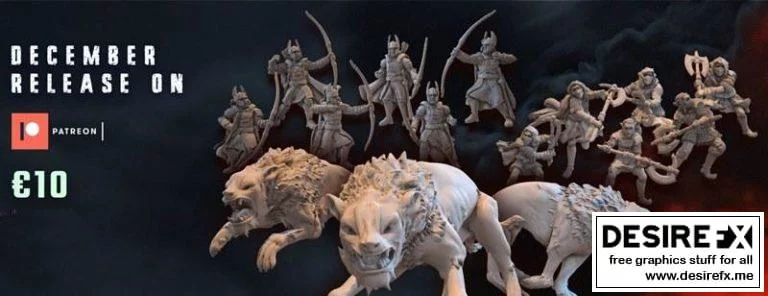 Davale Games 2020动漫角色3D打印模型集|Davale Games December 2020