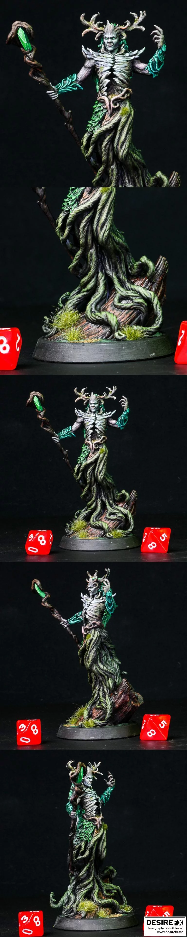 绿冠之王3D打印模型|Verdant King