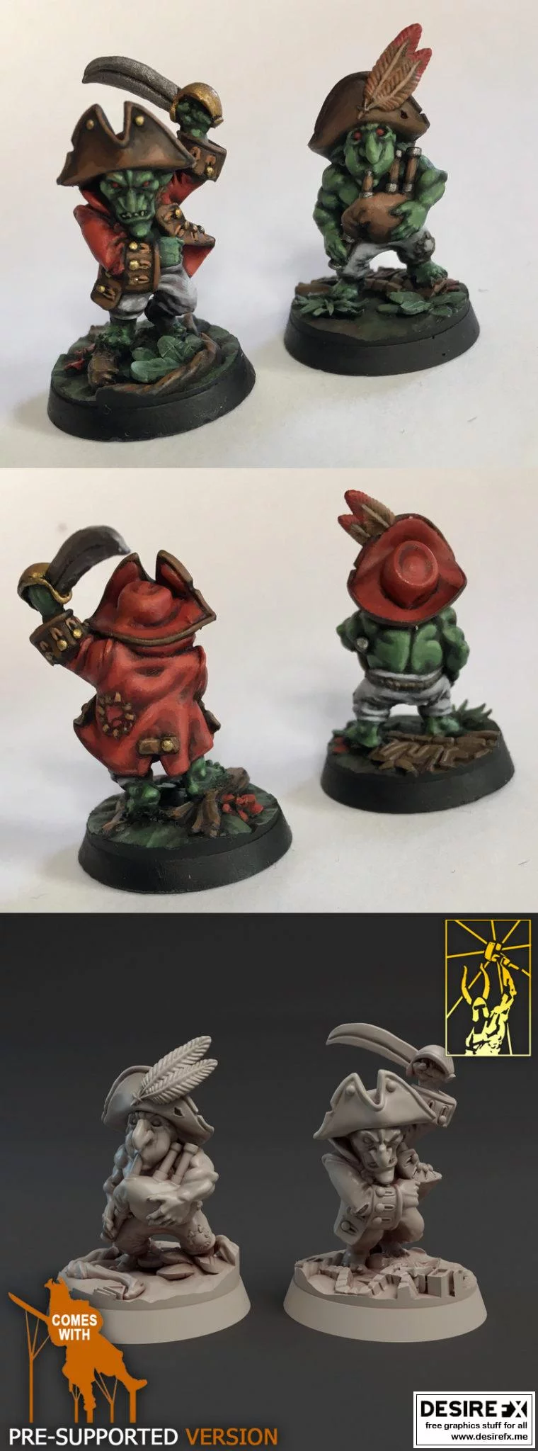 Bongos Gobo 3D打印角色模型|Ogre Choppa and Bongos Gobo