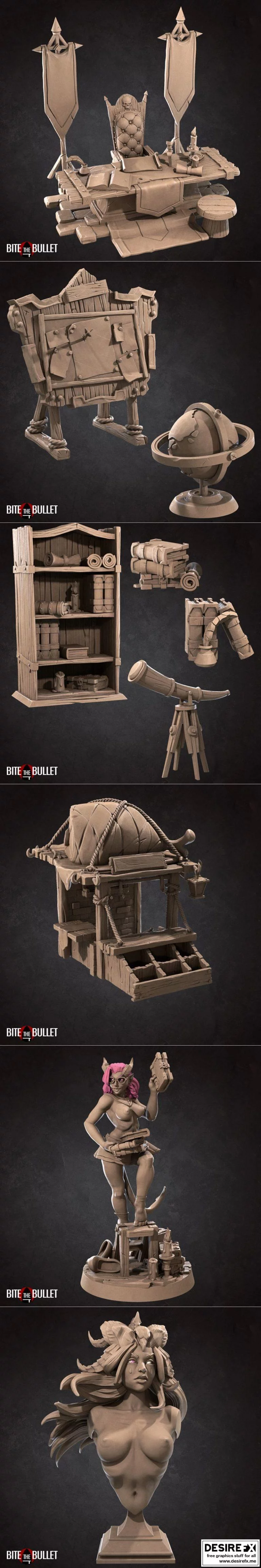 咬下子弹——bullet town crew 3D打印模型集|Bite the Bullet – Bullet Town Crew Pt.1 August 2021