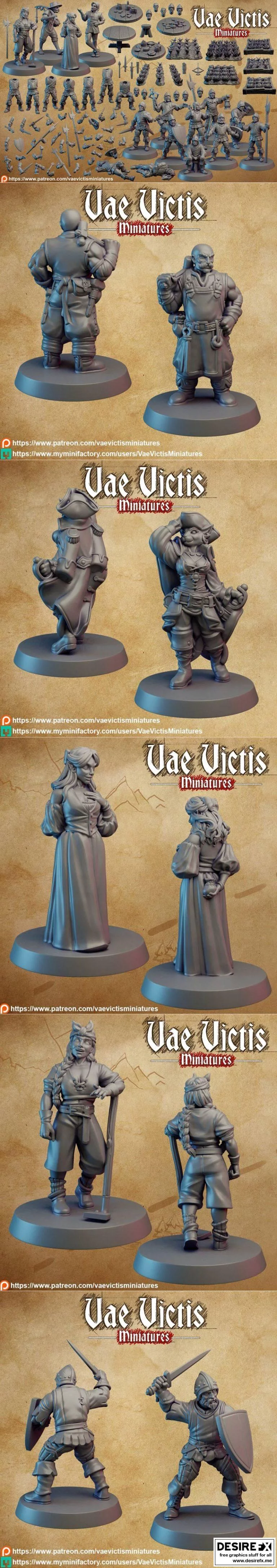 VaE Victis迷你模型 2022年4月作品集|Vae Victis Miniatures April 2022