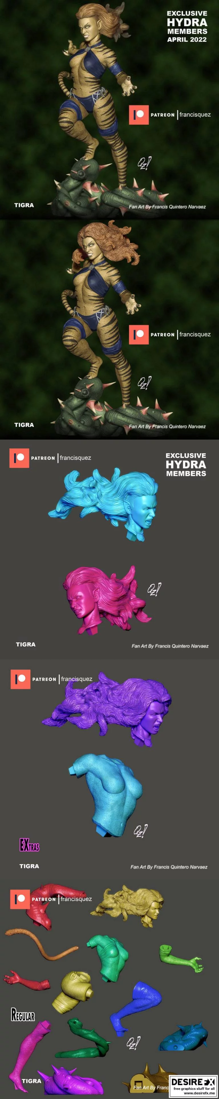 Tigra-咒术回战-虎杖悠仁 3D打印模型|Tigra