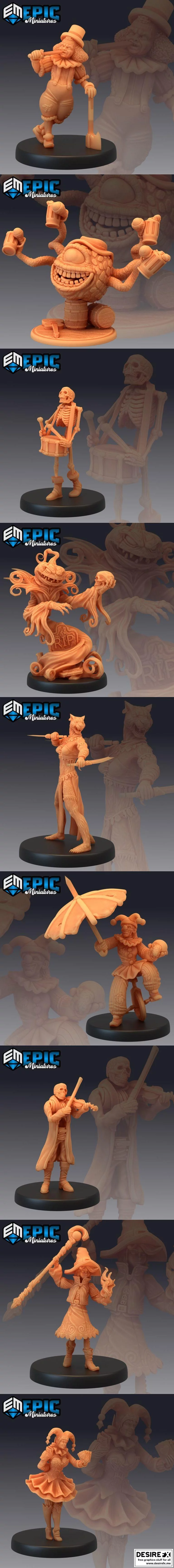 史诗迷你 – 万圣节恐怖系列3D打印模型|Epic Minis – Halloween Horror