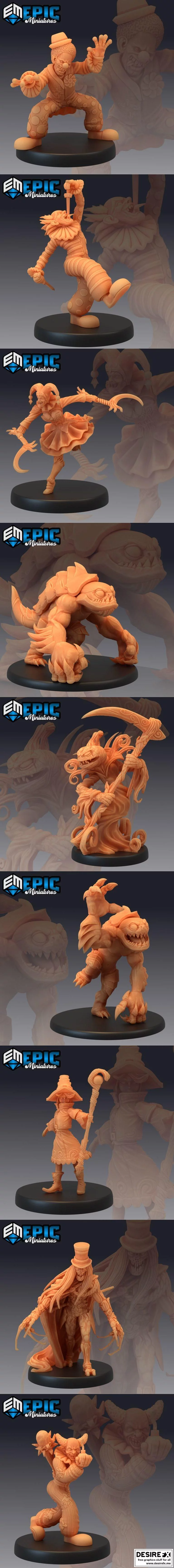 史诗迷你 – 万圣节恐怖系列3D打印模型|Epic Minis – Halloween Horror