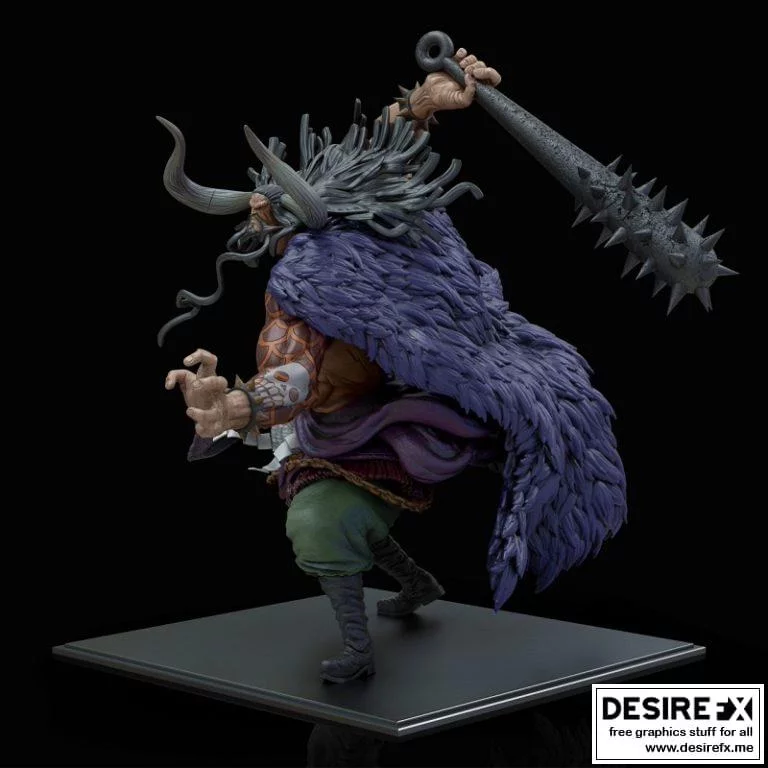 Kaido-海贼王-凯多 3D打印模型|Kaido