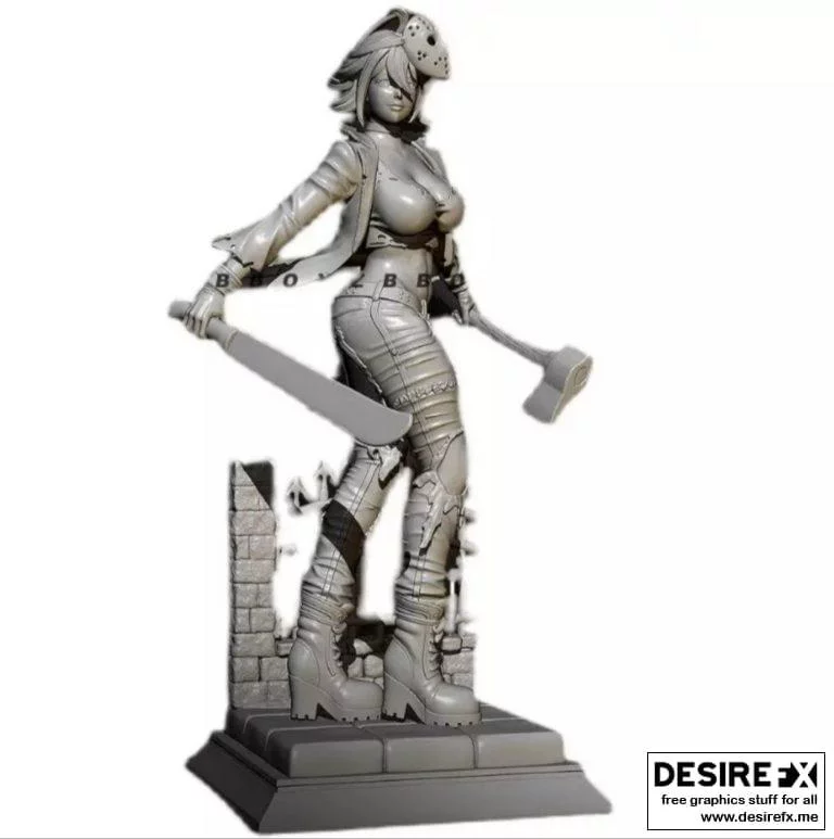 Jason女角色3D打印模型|Jason Female