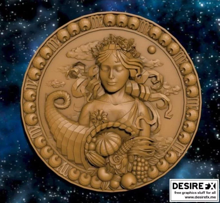 天秤座·处女座·3D打印模型|Zodiac – Virgo