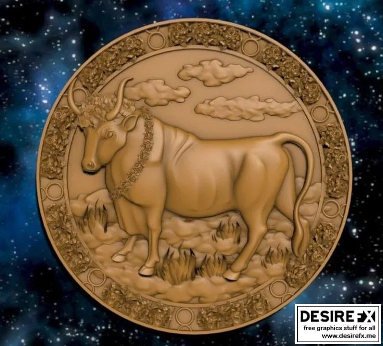 双子座 - 牛座 - 3D打印模型|Zodiac – Taurus