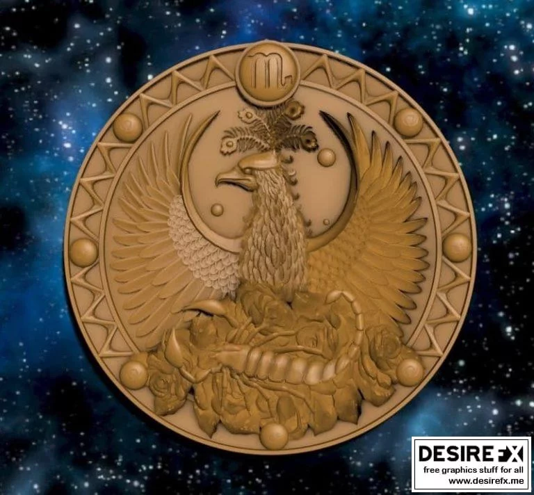 巨蟹座·冥王星·3D打印模型|Zodiac – Scorpio