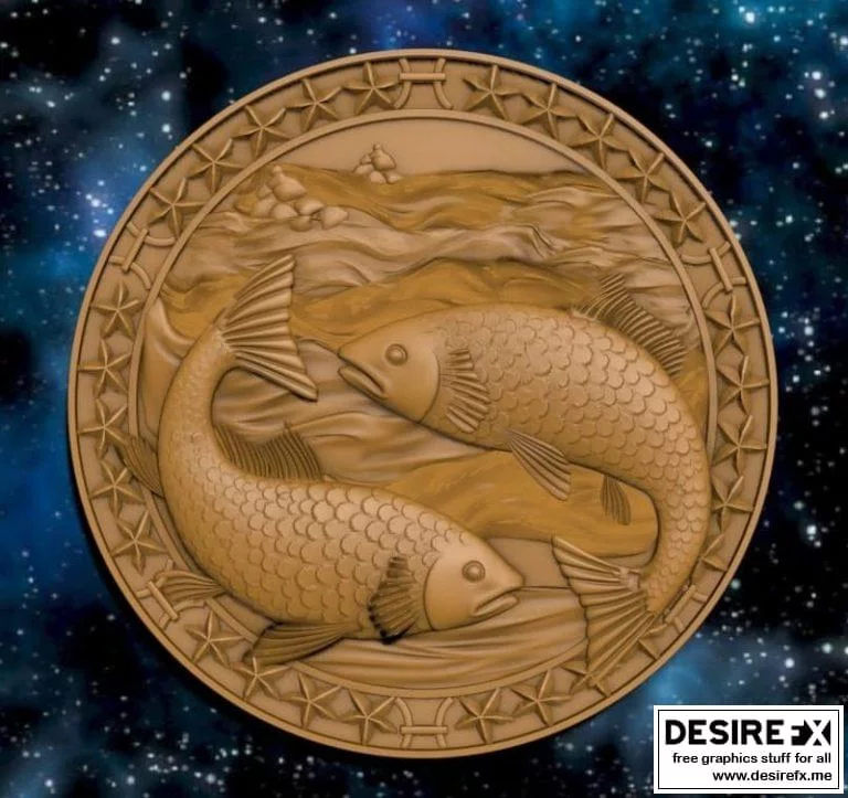 双鱼座·水之梦境3D打印模型|Zodiac – Pisces