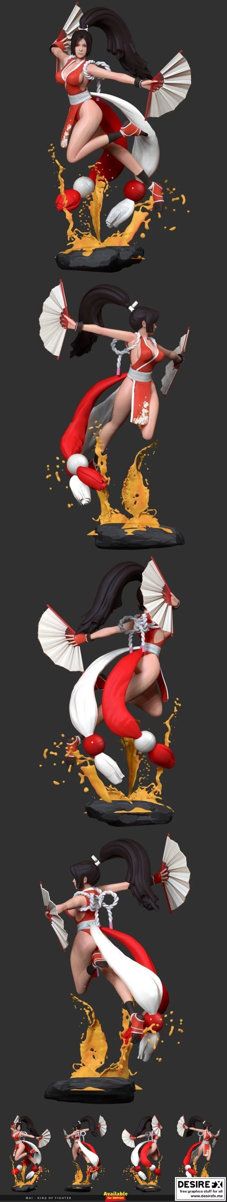 Mai - 魔王战士3D模型|Mai – King of Fighter