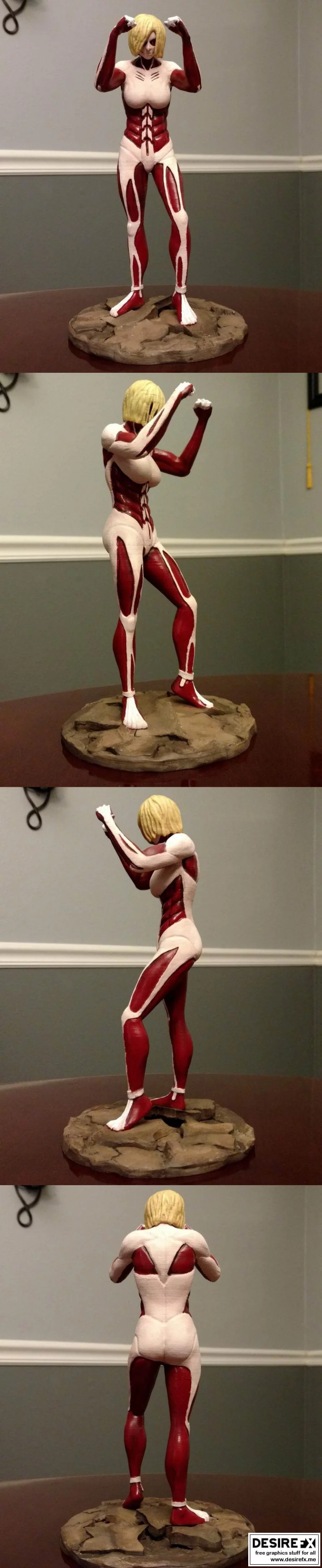 进击的巨人 – 女巨人 3D打印模型|Attack on Titan – Female Titan