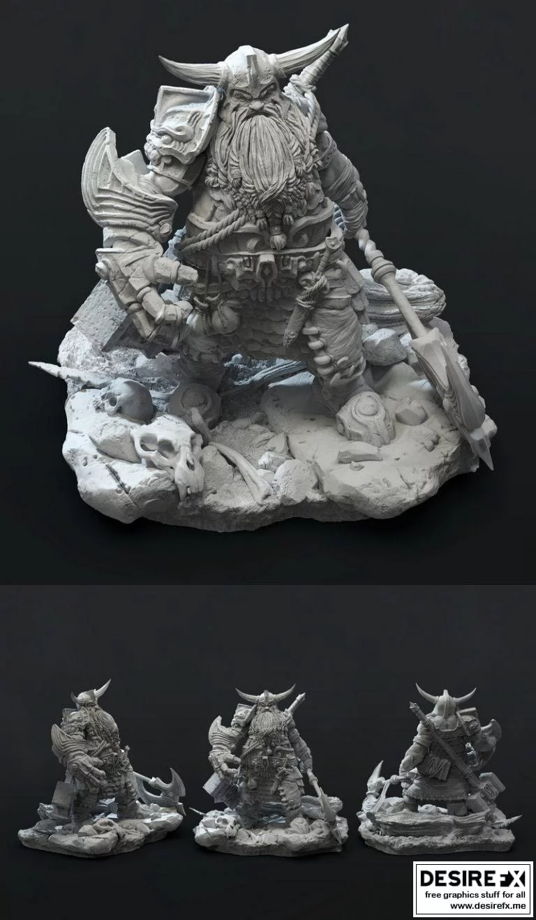 Dwarf-矮人族-3D打印模型|Dwarf