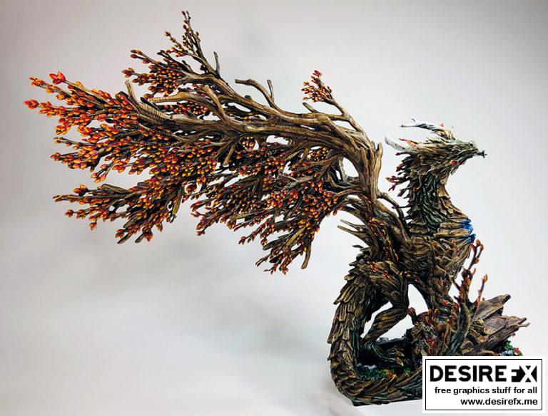 森林之龙3D打印模型|Forest Dragon
