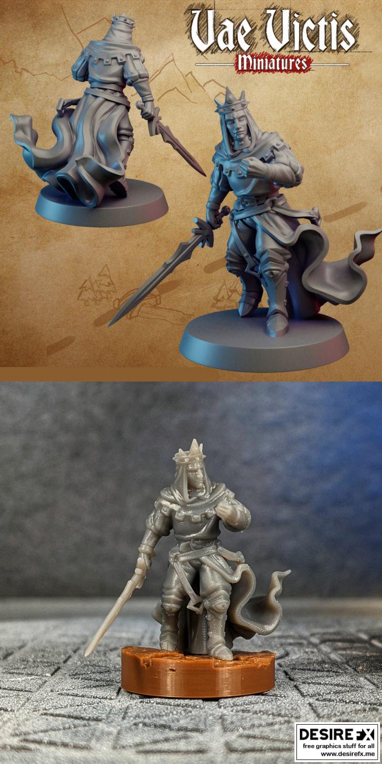 邪恶圣骑士 3D打印模型|Evil Paladin