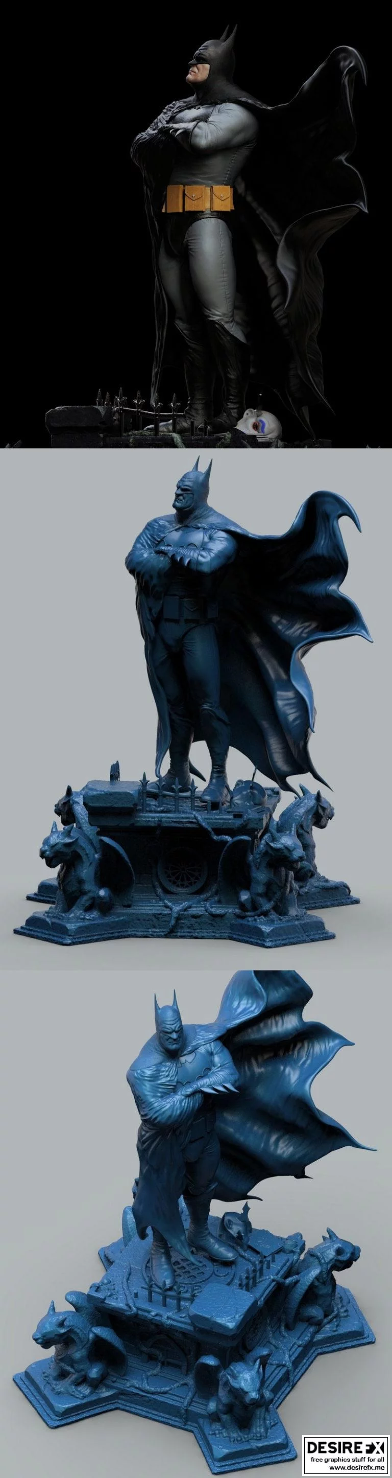 蝙蝠侠3D打印模型|Batman