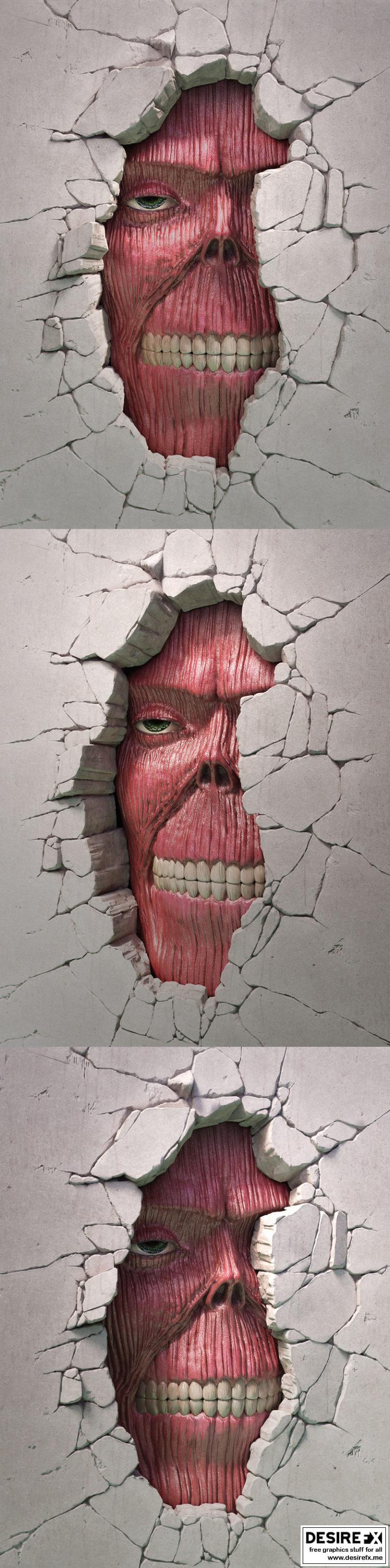 Attack on Titan – 墙 titan 3D打印模型|Attack On Titan – Wall Titan