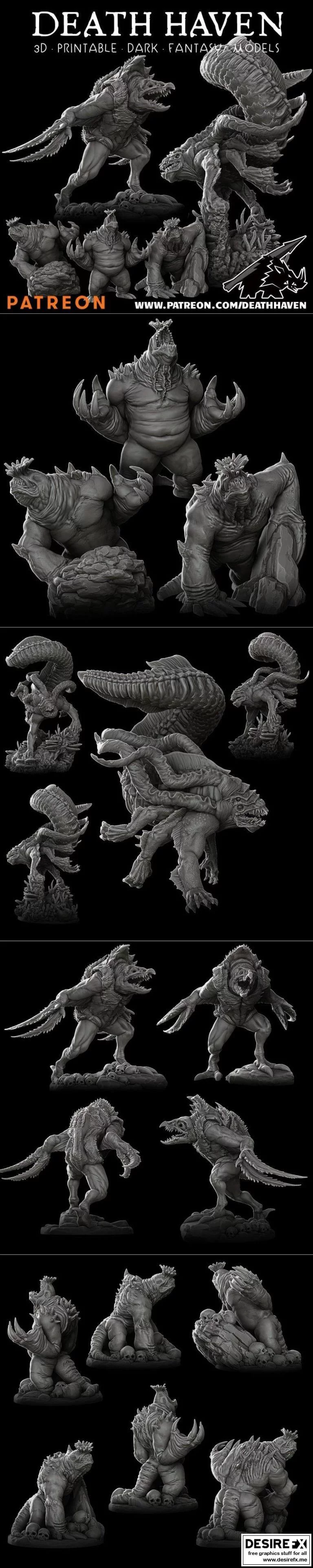 死亡之地 2021年2月 3D打印模型|Death Haven February 2021