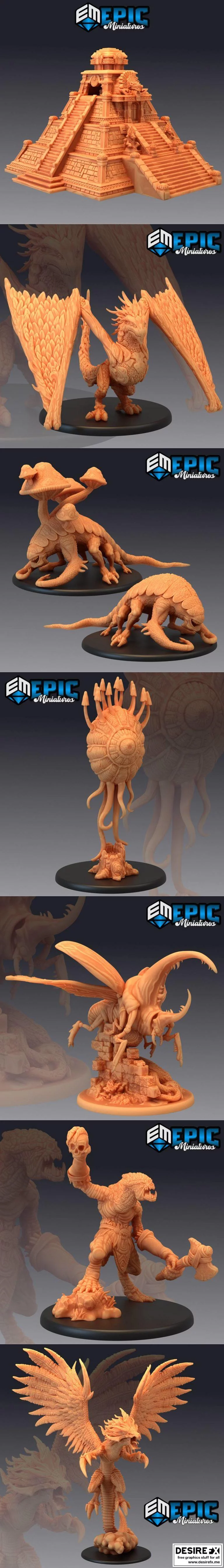 史诗迷你系列 - 狂野丛林食人族|Epic Minis – Cannibal Jungle