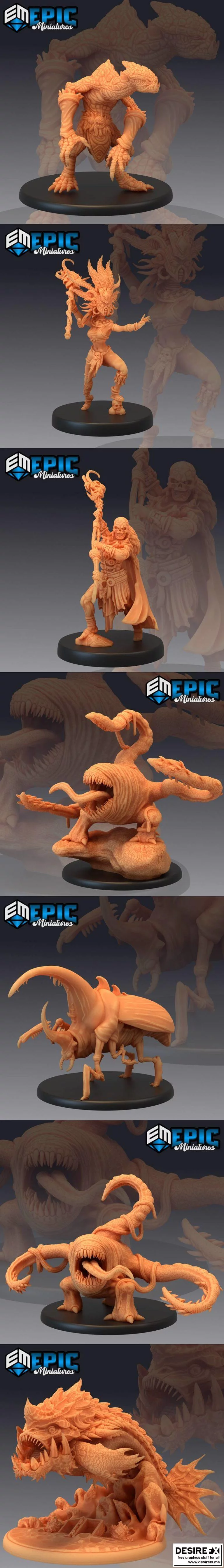 史诗迷你系列 - 狂野丛林食人族|Epic Minis – Cannibal Jungle