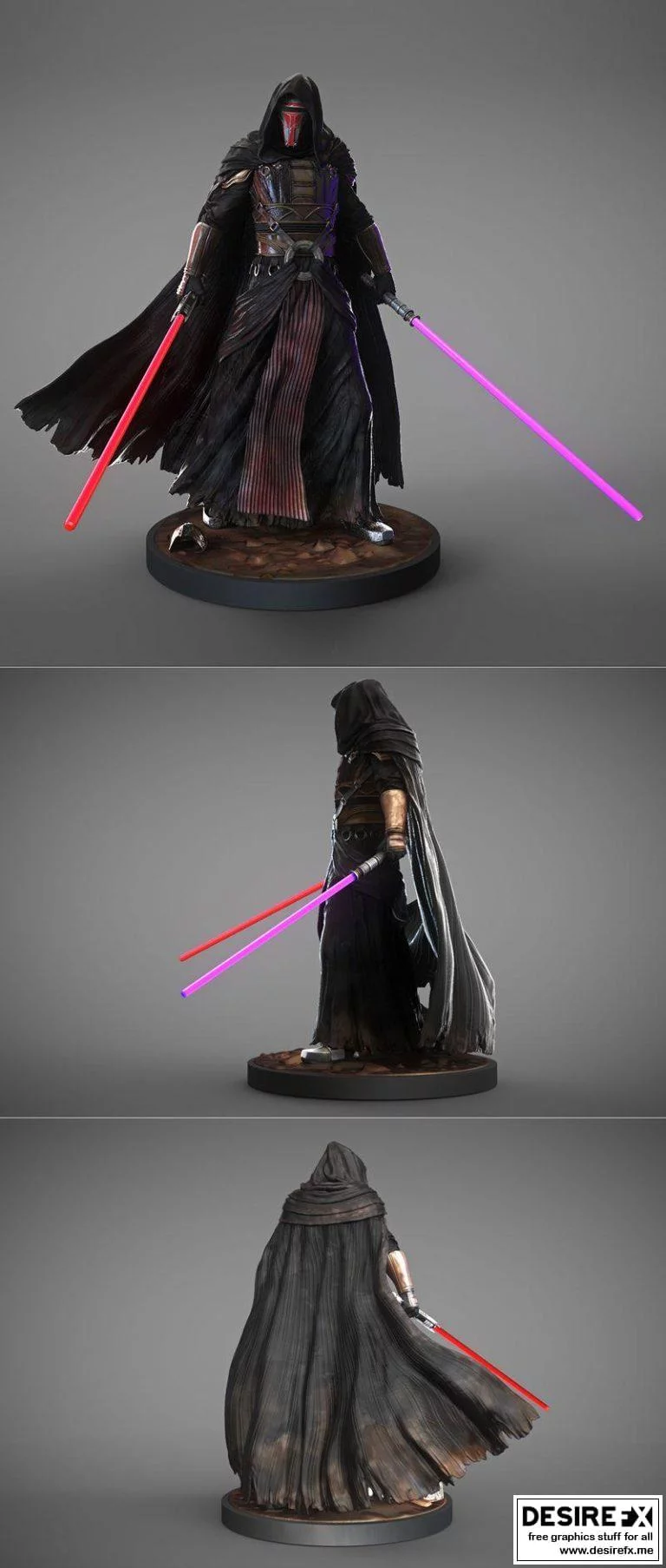 星战之魂：雷诺3D打印模型|Darth Revan