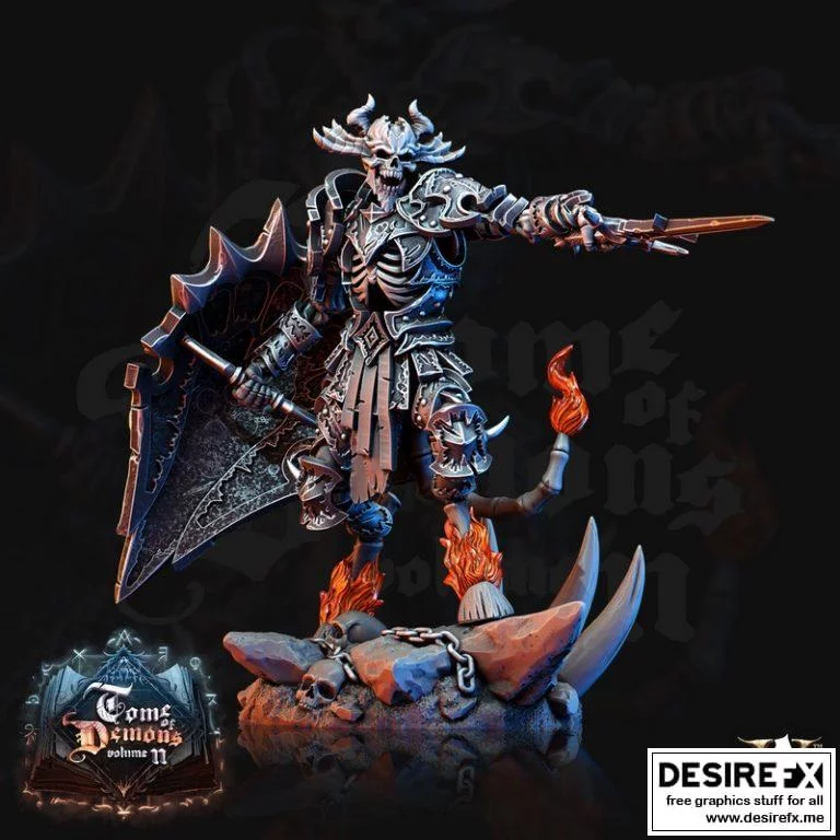 Demonskull 2 3D打印模型集：动漫游戏角色立体呈现|Demonskull 2