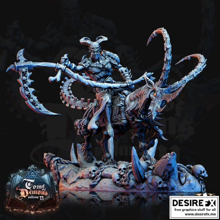 血horn骑士3D打印模型|Bloodhorn Rider 3