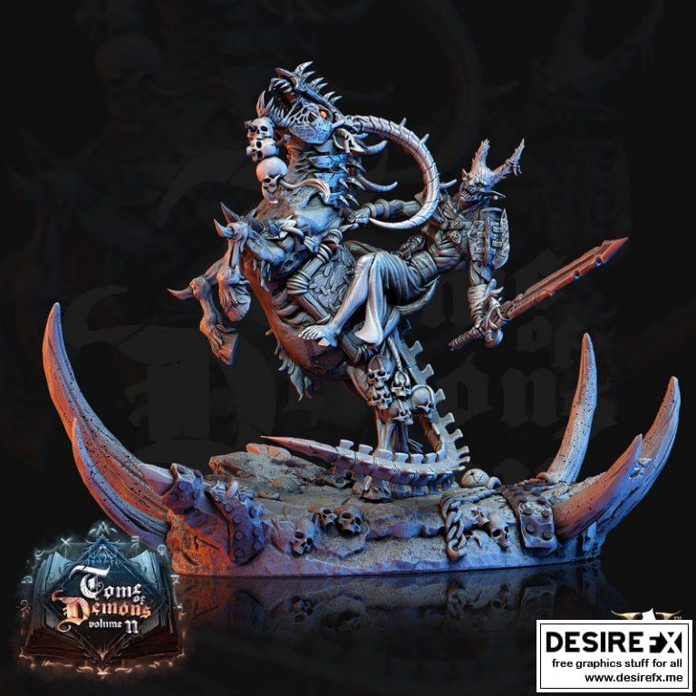 血horn骑士 3D打印模型|Bloodhorn Rider 1