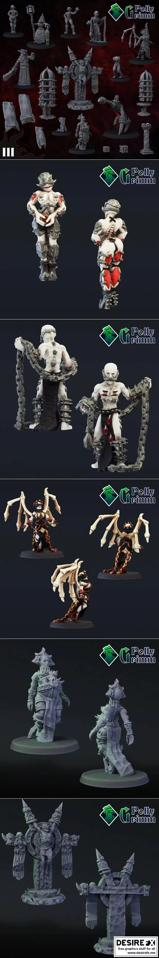 Lemarchands系列角色3D打印模型|PollyGrimm – Lemarchands box