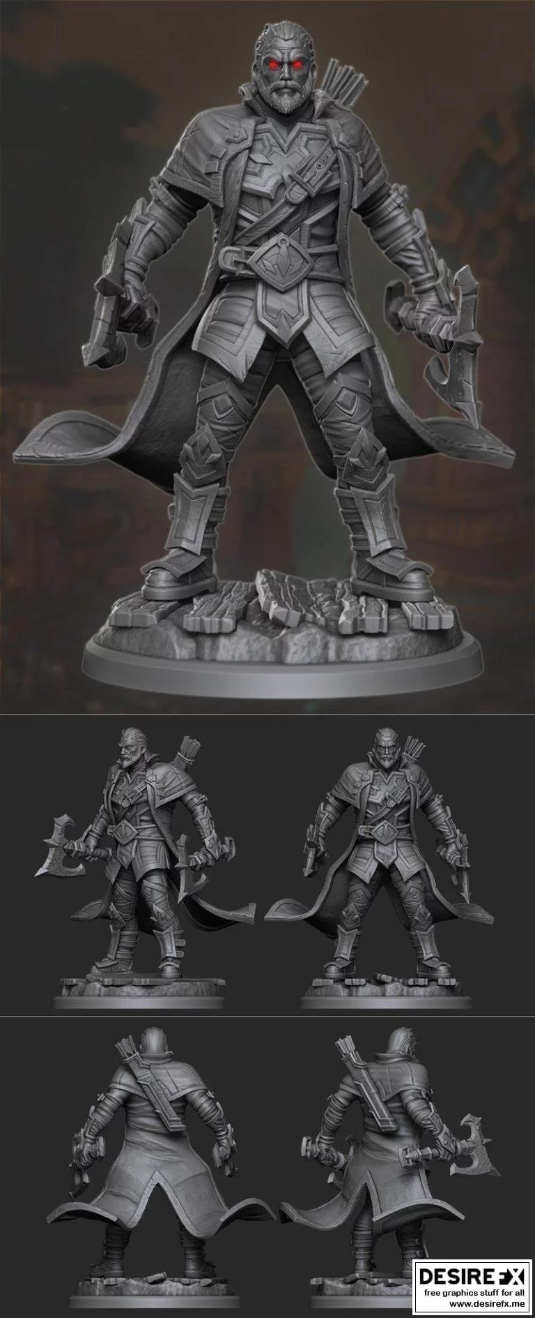 黑暗召唤者3D打印模型|Nathanos Blightcaller